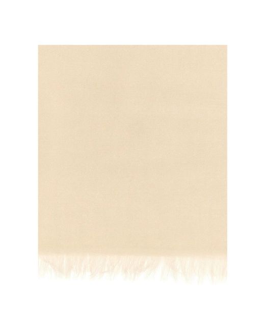 Brunello Cucinelli Natural Scarves