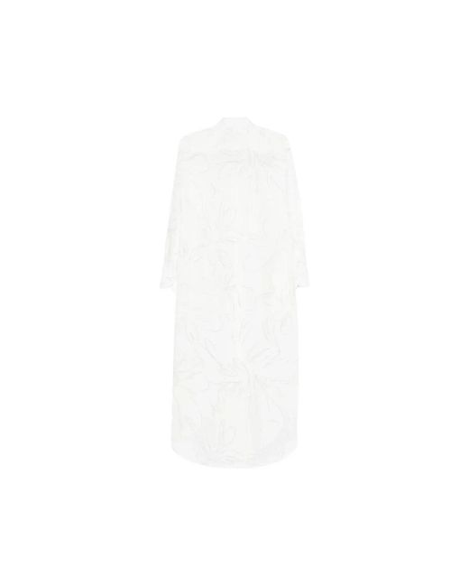 Plan C Kleedjes ,Wit ,Abito in het White
