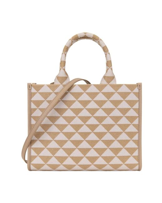 Prada Natural Tote Bags