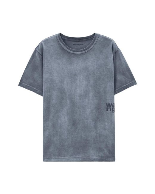 Alexander Wang Blue T-shirts & polos in grau