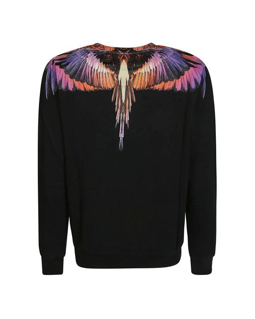 Marcelo Burlon Pink wings sweatshirt in Black für Herren