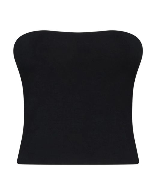 Brunello Cucinelli Black Sleeveless Tops