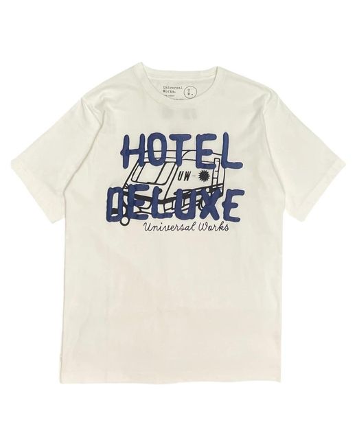 Tops > t-shirts Universal Works pour homme en coloris White
