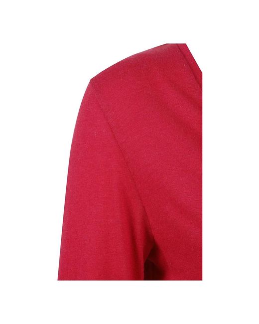 Majestic Filatures Red Long Sleeve Tops
