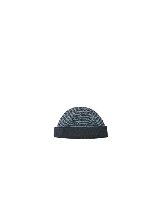 Emporio Armani Blue Beanies