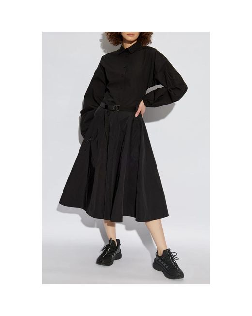 Moncler Flared Rok in het Black