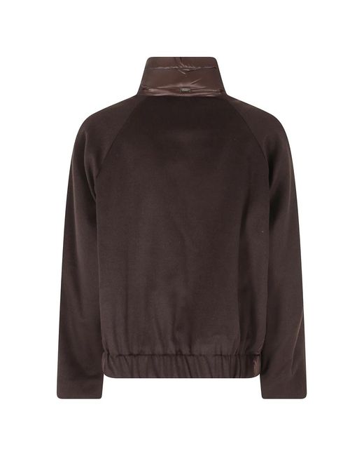 Herno Jassen ,Bruin ,Nylon Donsjack in het Brown