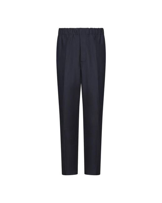 Jil Sander Blue Suit Trousers for men