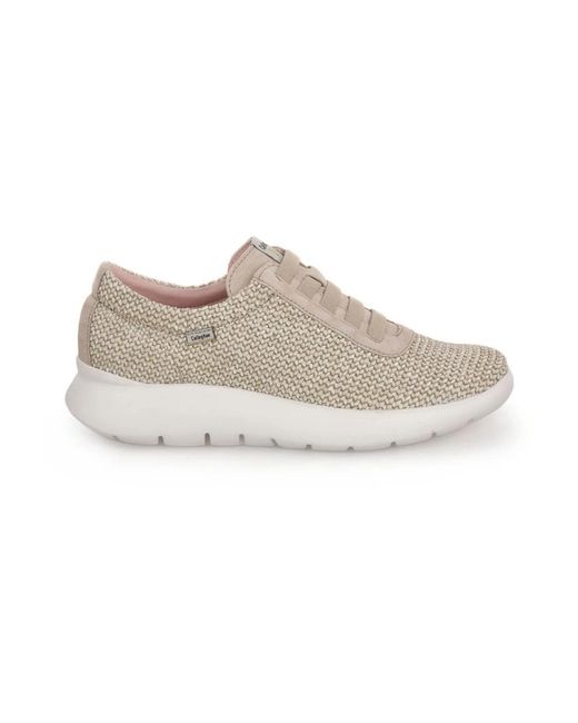 Callaghan Schoenen ,Roze ,Ademende Sneakers Met Adaptaction Technologie in het Gray