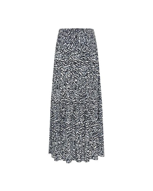 Kaffe Gray Maxi Skirts