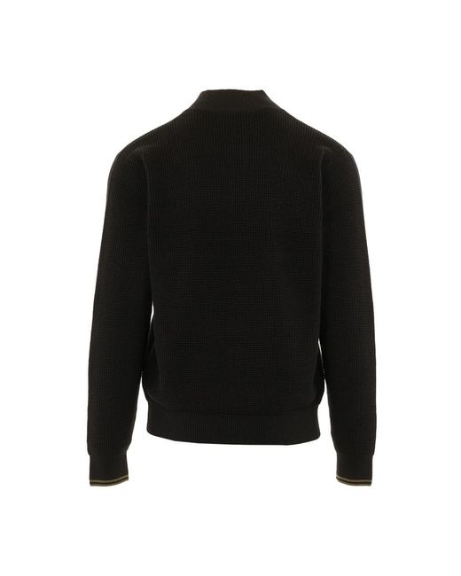 Fred Perry Black Zip-Throughs for men