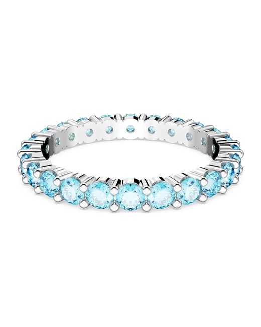 Swarovski Matrix Ring in het Blue