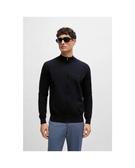 Cardigans Boss pour homme en coloris Blue