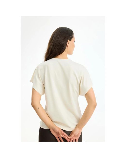 Blouses iN FRONT de color White