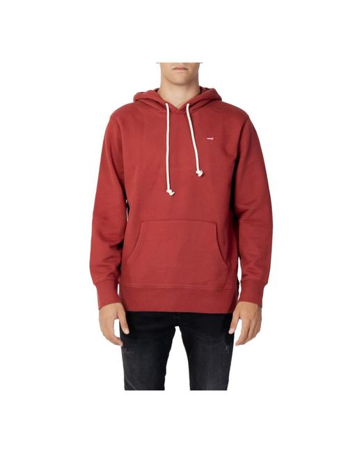 Levi's Red Hoodies for men