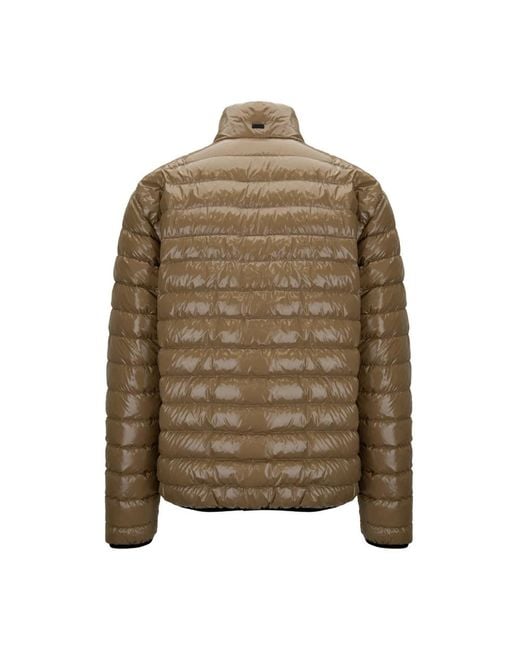 Herno Herren Daunenjacke Mit Reißverschluss in Green für Herren