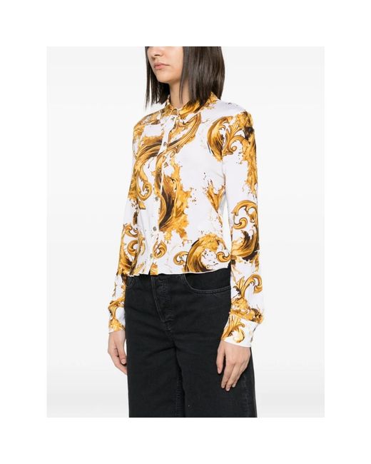 Versace Jeans Couture Metallic Shirts