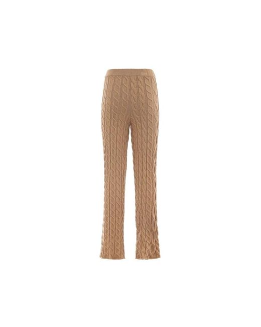 Akep Natural Straight Trousers