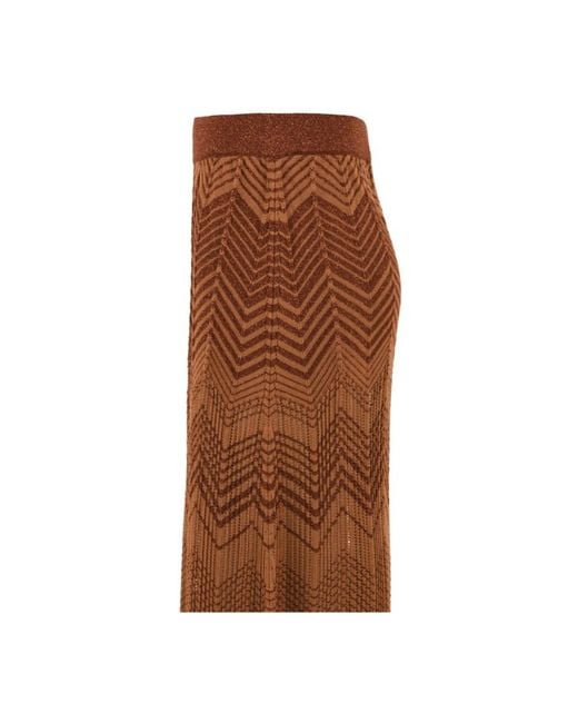 Akep Brown Maxi Skirts