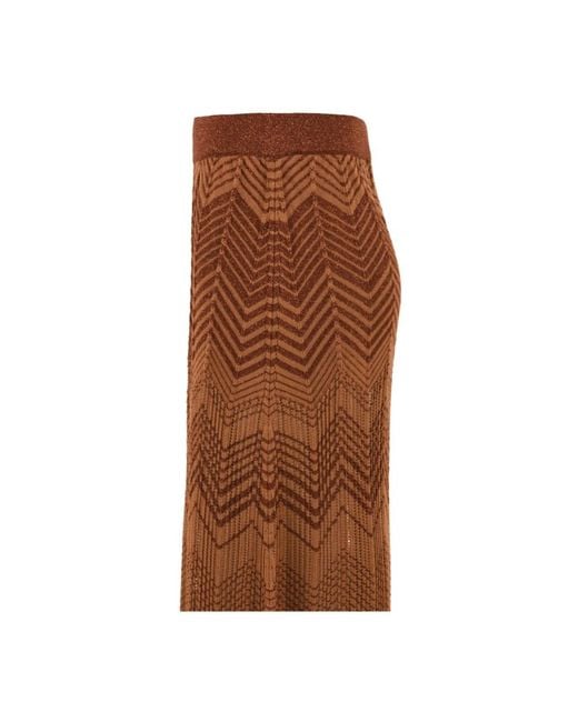 Akep Brown Maxi Skirts