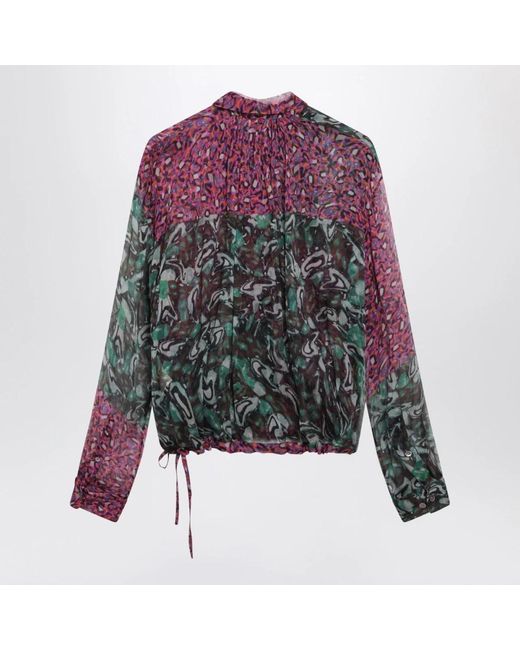 Dries Van Noten Purple Blouses