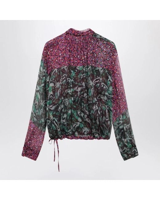 Dries Van Noten Blouse in het Purple