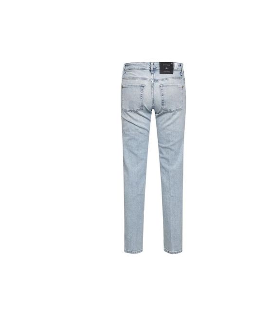 7 For All Mankind Blue Slim Fit Jeans