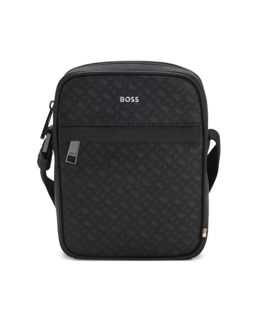 Messenger Bags di HUGO in Black da Uomo