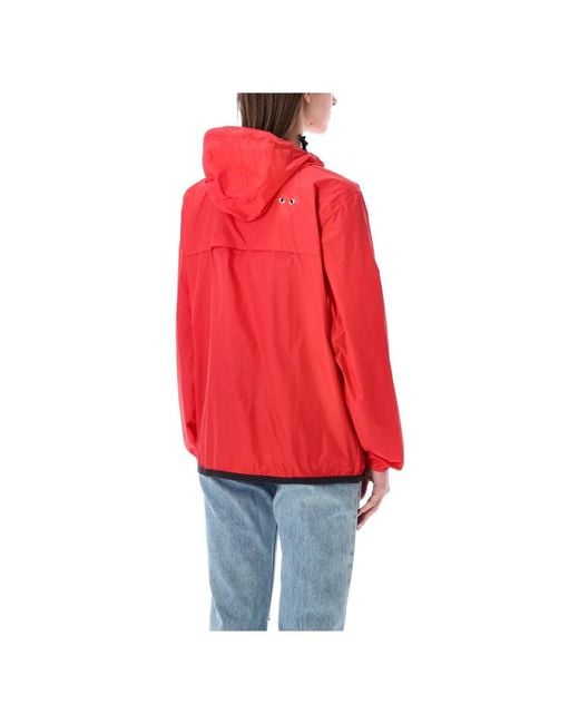 COMME DES GARÇONS PLAY Red Rain Jackets