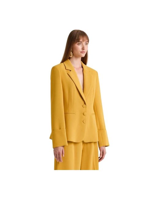 Maliparmi Yellow Blazers