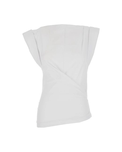Isabel Marant Overhemden ,Wit ,Katoen Maisan T-Shirt in het White