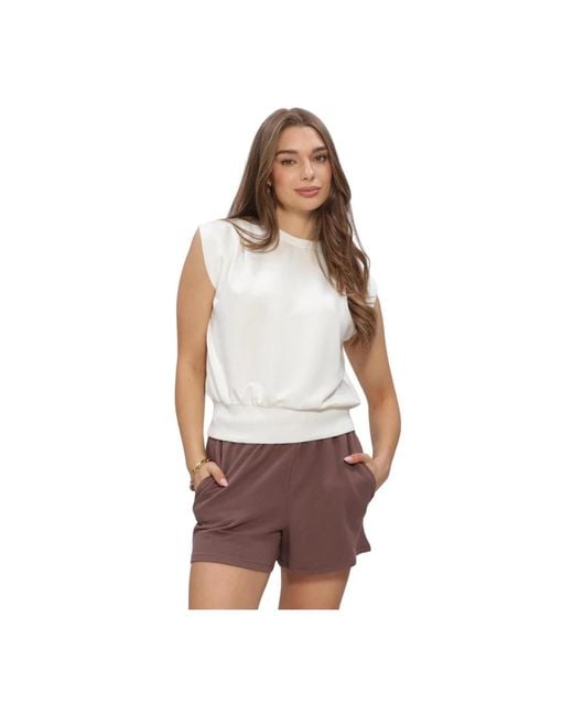 Minus Tops ,Wit ,Msmarta Sweat in het White
