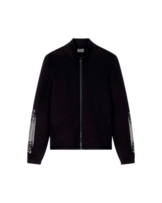 EA7 Zip-Throughs in het Black
