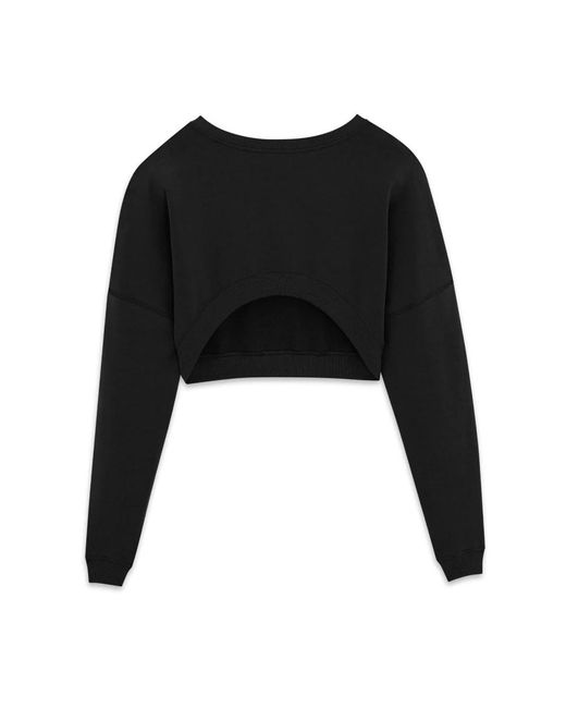 Saint Laurent Black Sweatshirts