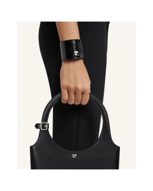 Bracelets Courreges de color Black