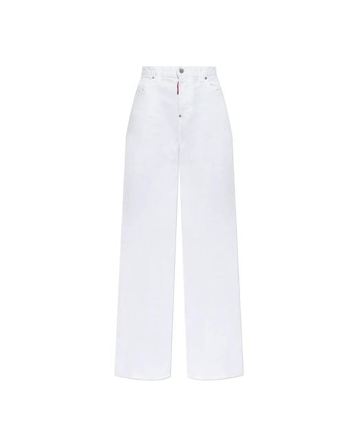 DSquared² Jeans ,Wit ,Reizigersjeans in het White