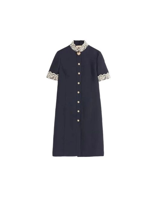 Valentino Garavani Blue Shirt Dresses