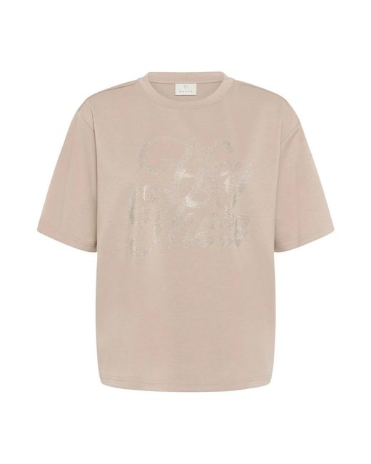Kaffe Tops ,T-Shirts in het Natural