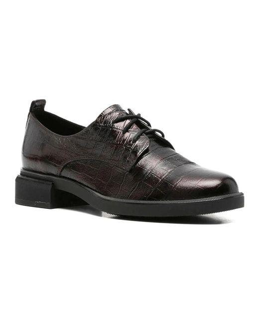 Linda Baumann Black Laced Shoes