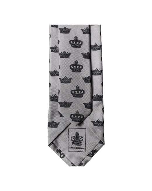 Dolce & Gabbana Gray Ties for men