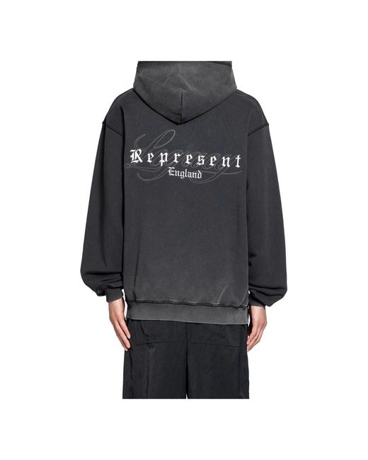 Represent Black Hoodies for men