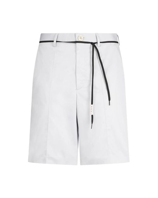 Marni White Casual Shorts for men