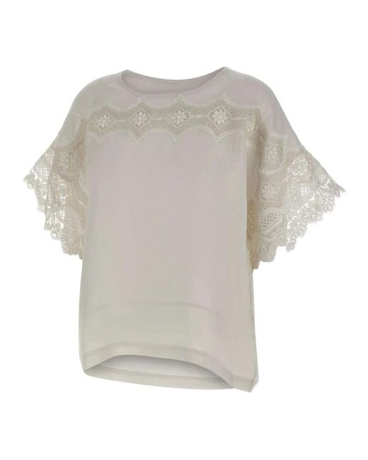 Maurizio Mykonos Gray Blouses