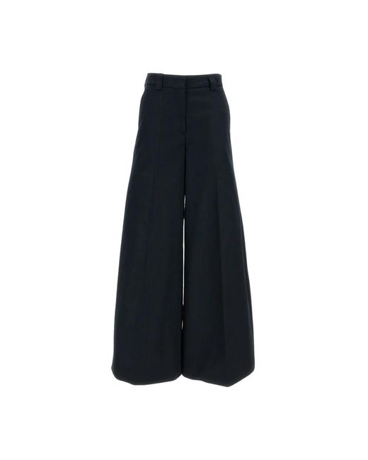 Thelatest Blue Wide Trousers