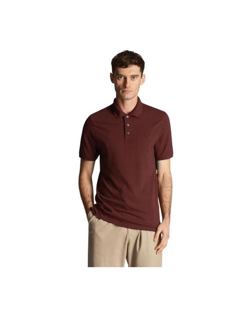Lyle & Scott Polo Hemden in het Red voor heren