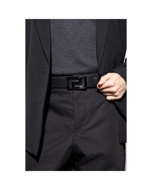 Belts di Versace in Black da Uomo