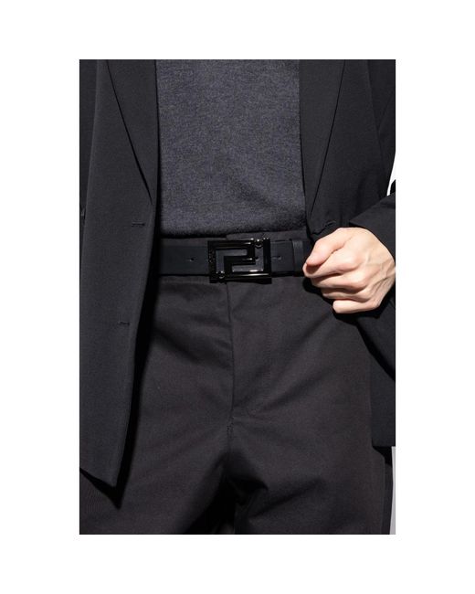 Versace Wendegürtel in Black für Herren