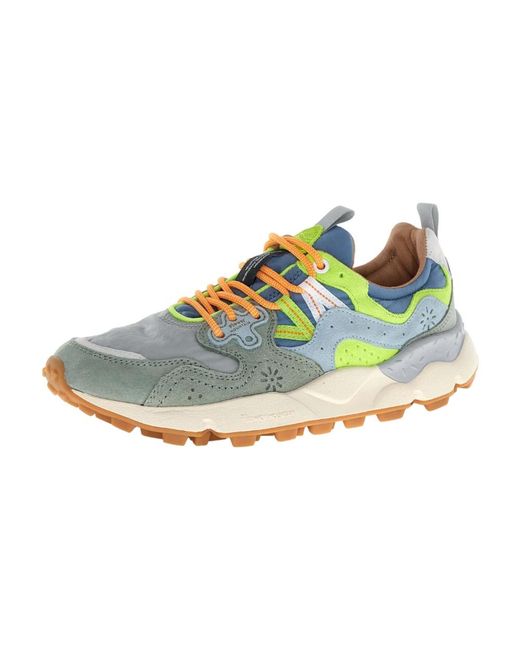 Flower Mountain Blue Sneakers for men
