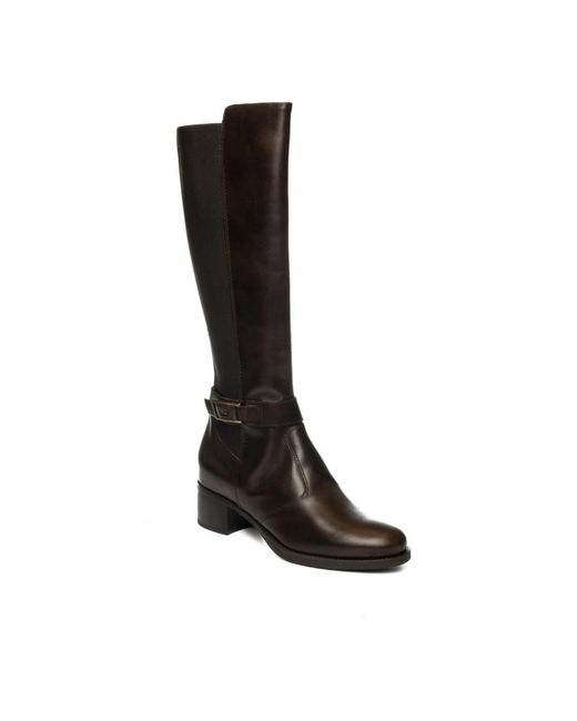 Nero Giardini Black Heeled Boots