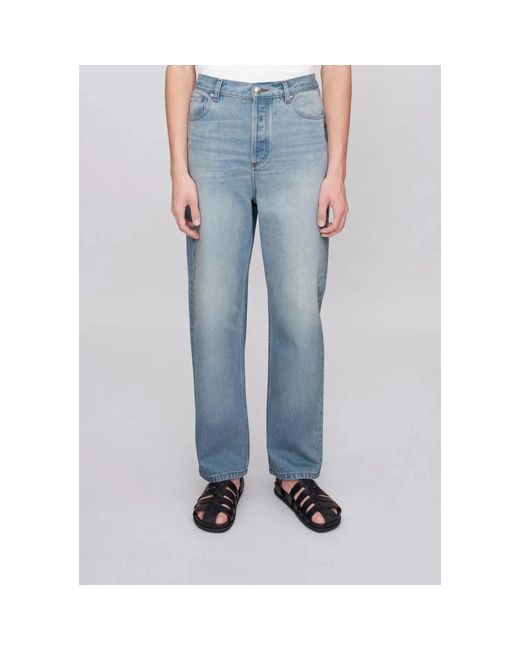 A.P.C. Jeans ,Blauw ,Katoen Pantalone Jeans 100% Cotone in het Blue voor heren
